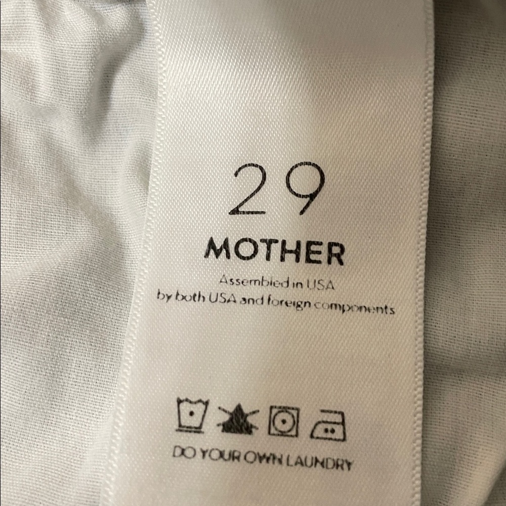 Mother Tomcat Slide Mini Fray Jean Skirt size 29 - Picture 9 of 12